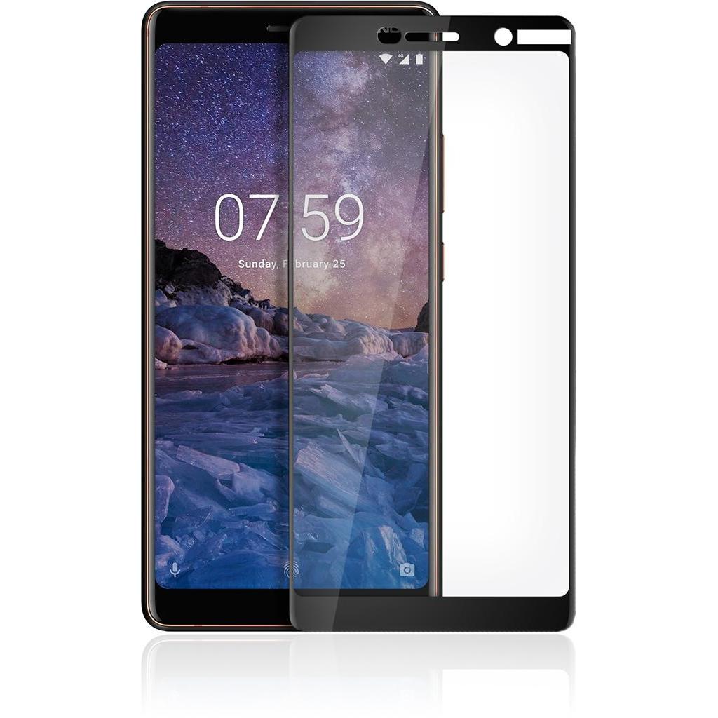 Стекло защитное Vinga для Nokia 7 Plus (Black) (VTPGS-N7PB) - 4