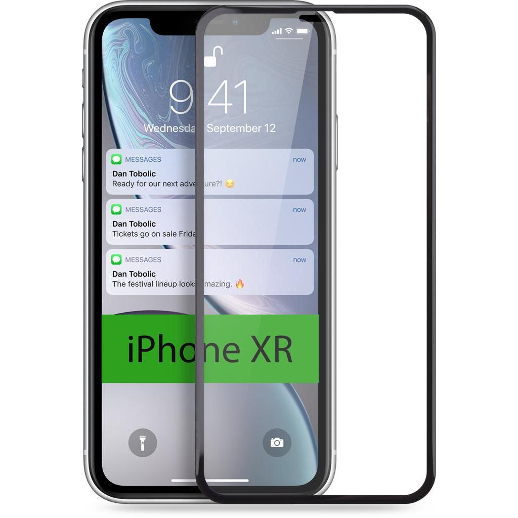 Стекло защитное Vinga для Apple iPhone XR/iPhone 11 Black (VTPGS-IXRB) - 1