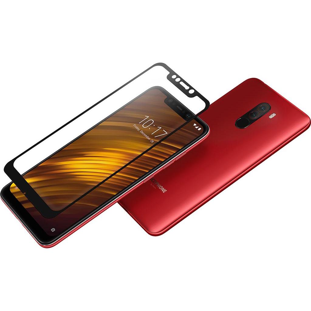 Стекло защитное Vinga для Xiaomi Pocophone F1 Black (VTPGS-XPF1B) - 6