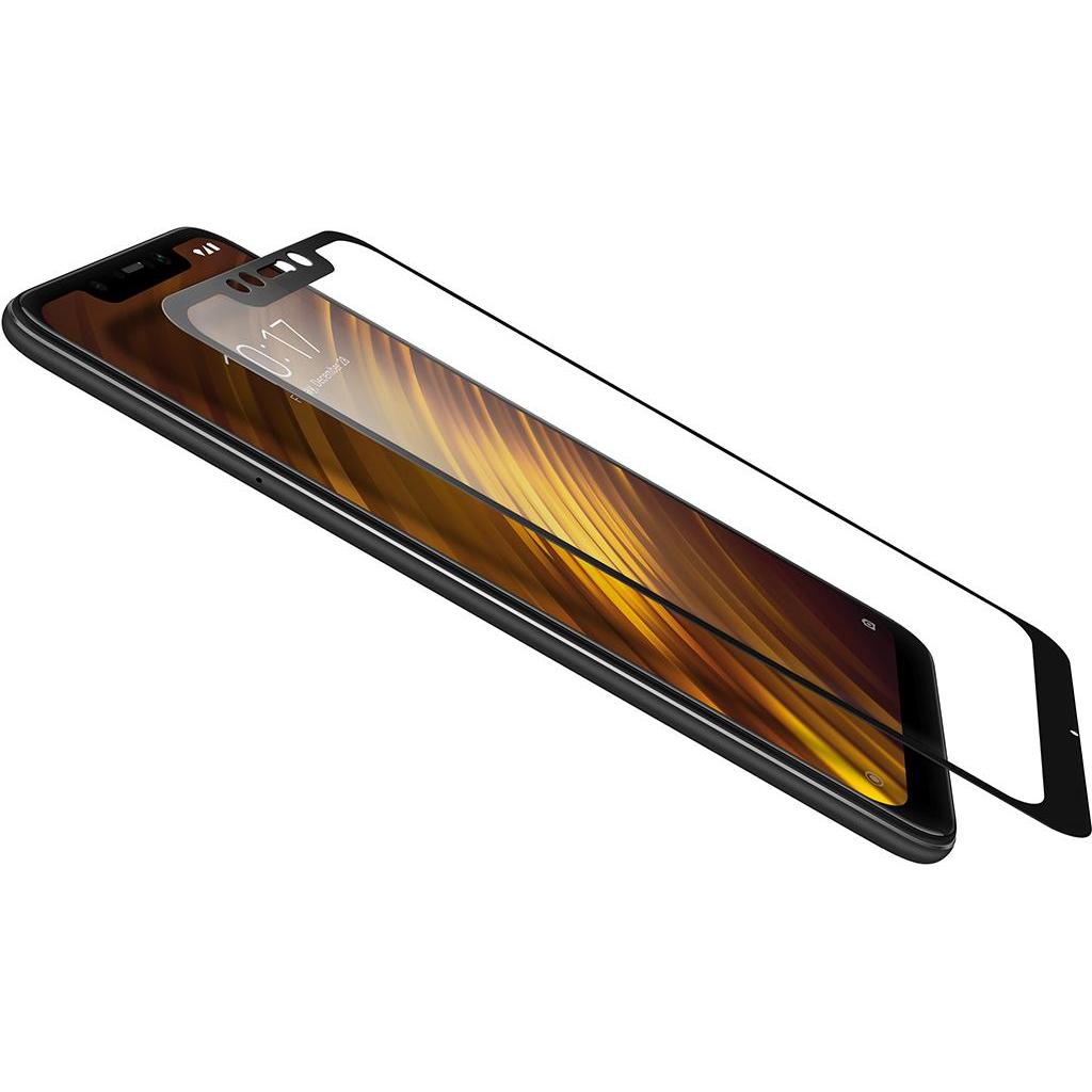 Стекло защитное Vinga для Xiaomi Pocophone F1 Black (VTPGS-XPF1B) - 7