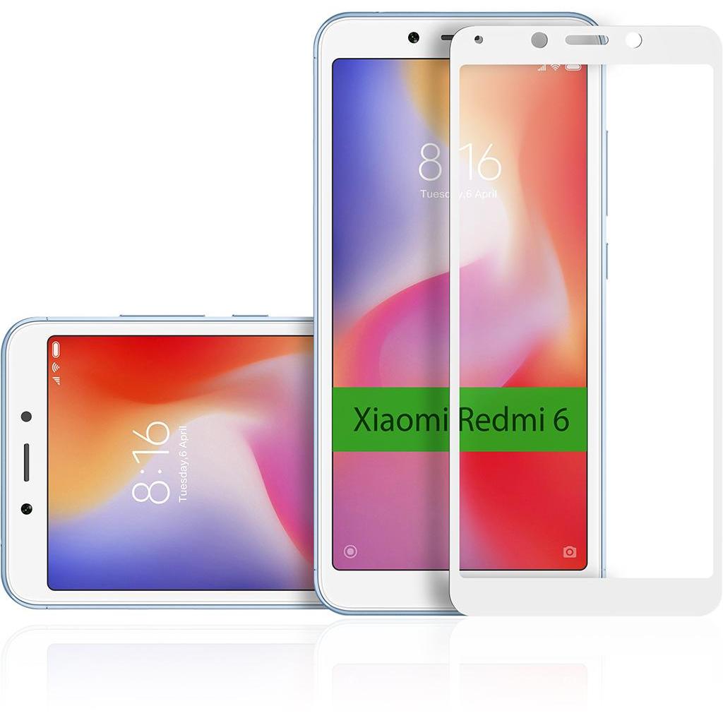 Стекло защитное Vinga для Xiaomi Redmi 6 (White) (VTPGS-R6W) - 3