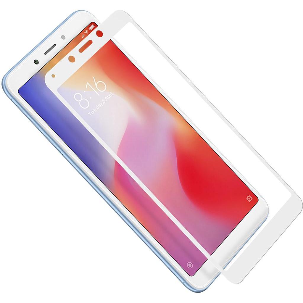 Стекло защитное Vinga для Xiaomi Redmi 6A (White) (VTPGS-R6AW) - 6