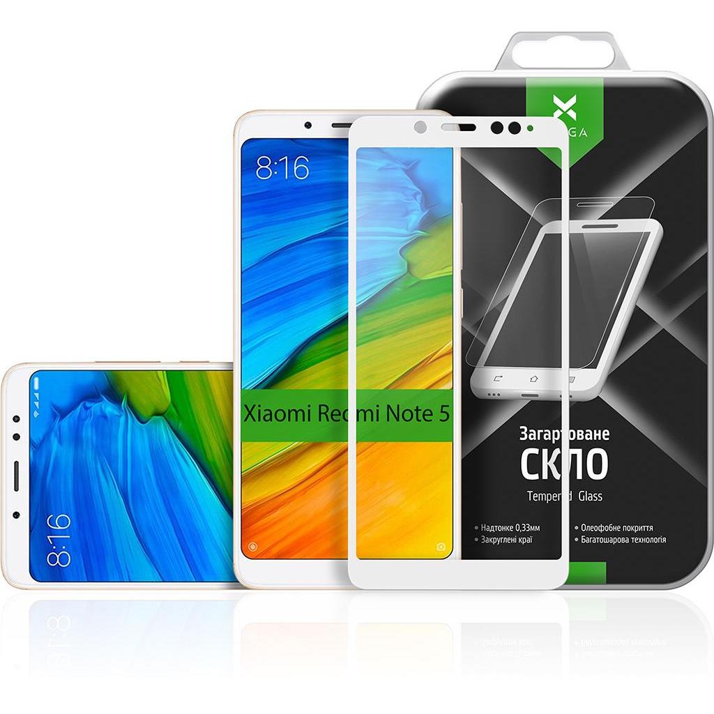 Стекло защитное Vinga для Xiaomi Redmi Note 5 (White) (VTPGS-RN5W) - 2