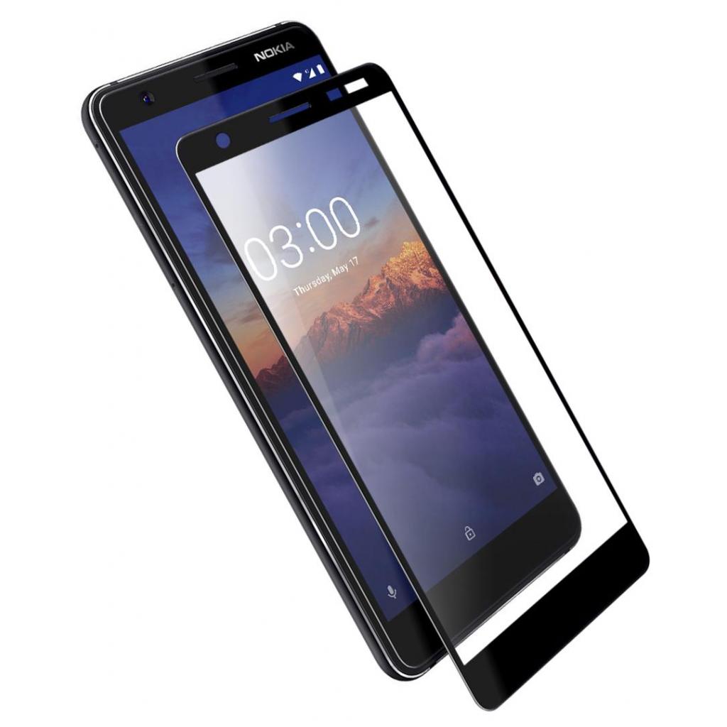Стекло защитное Vinga для Nokia 3.1 Black (VTPGS-N31B) - 5