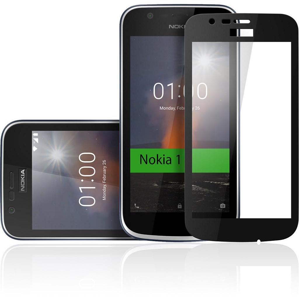 Стекло защитное Vinga для Nokia 1 Black (VTPGS-N1B) - 3