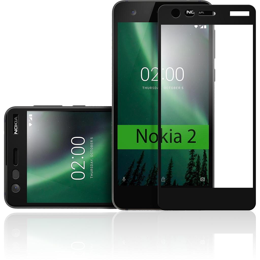 Стекло защитное Vinga для Nokia 2 Black (VTPGS-N2B) - 3