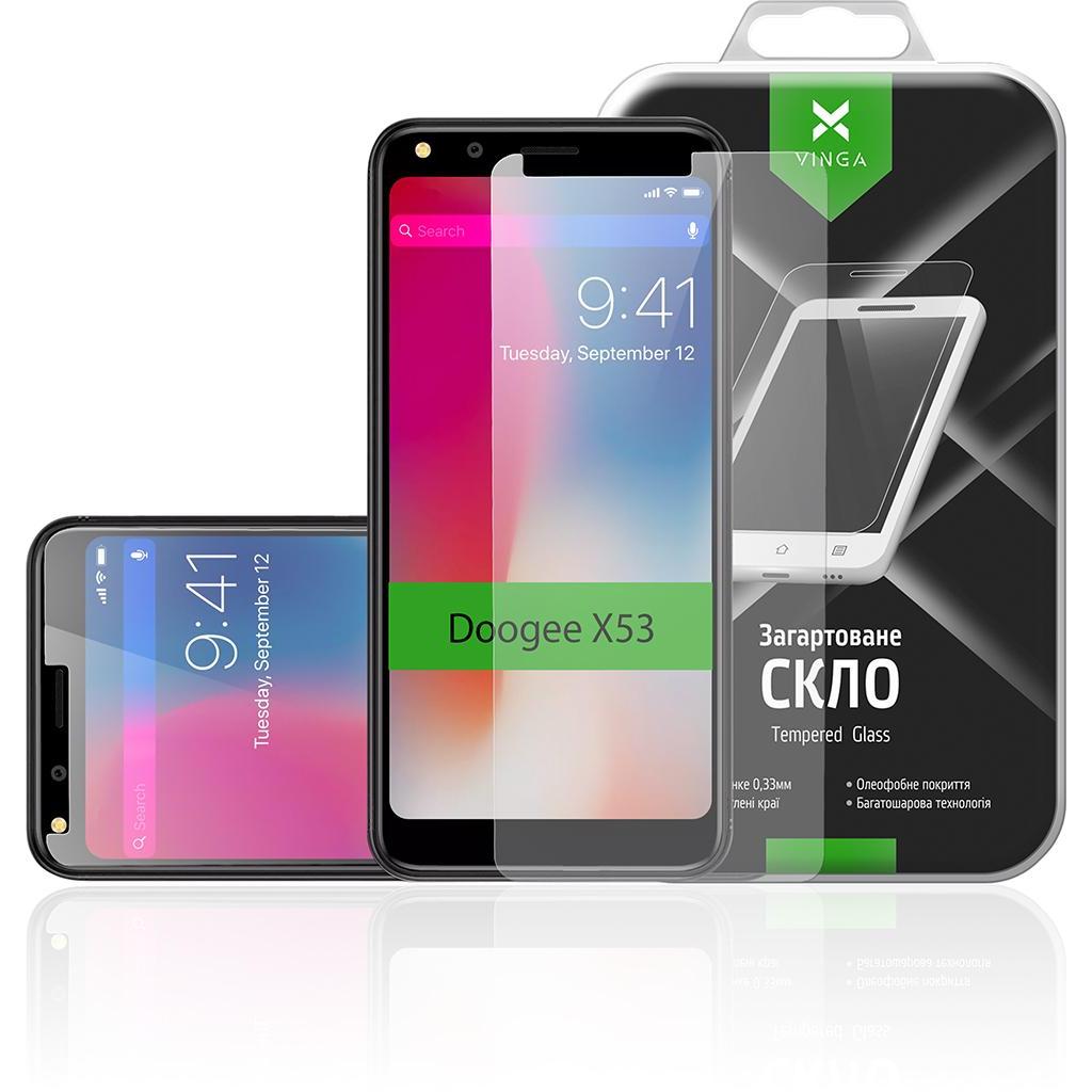 Стекло защитное Vinga для Doogee X53 (VTPGS-DX53) - 2 Стекло защитное Vinga для Doogee X53 (VTPGS-DX53) - 2