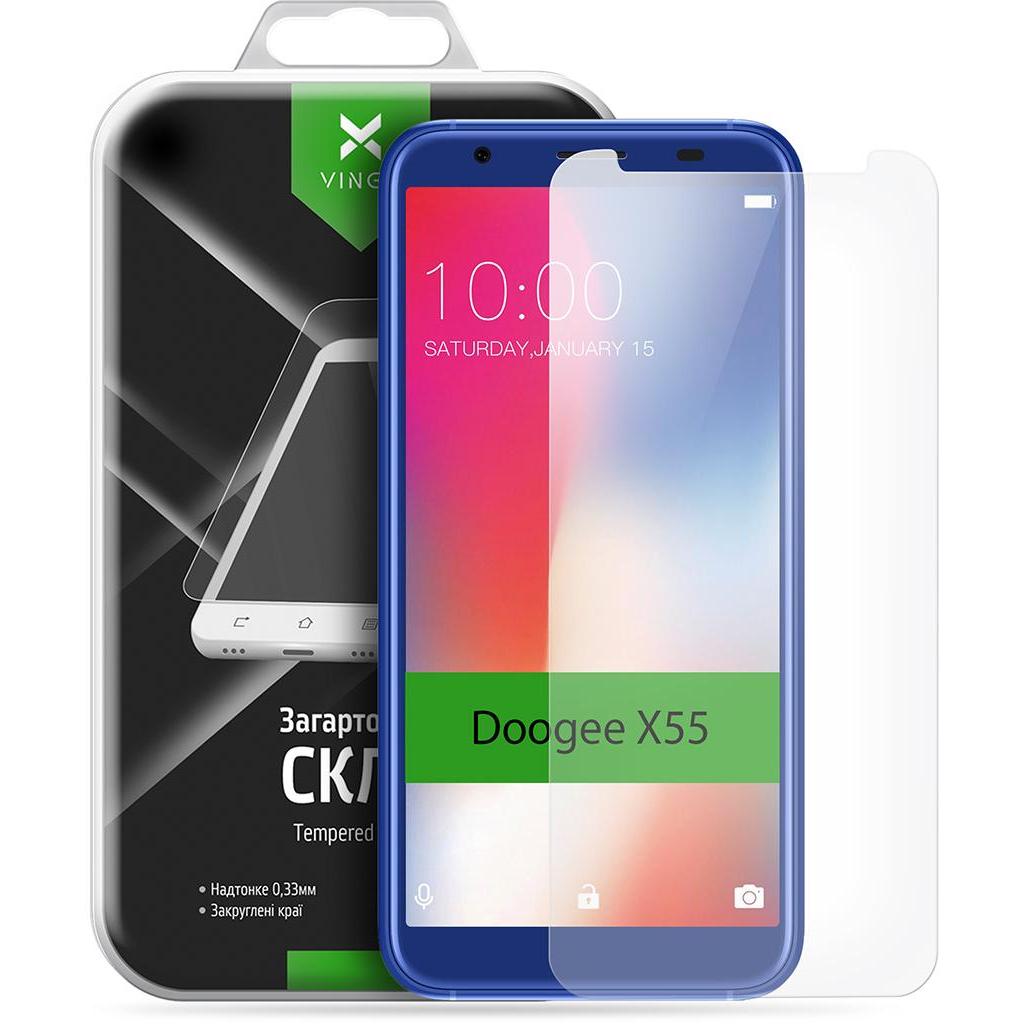 Стекло защитное Vinga для Doogee X55 (VTPGS-DX55) Стекло защитное Vinga для Doogee X55 (VTPGS-DX55)