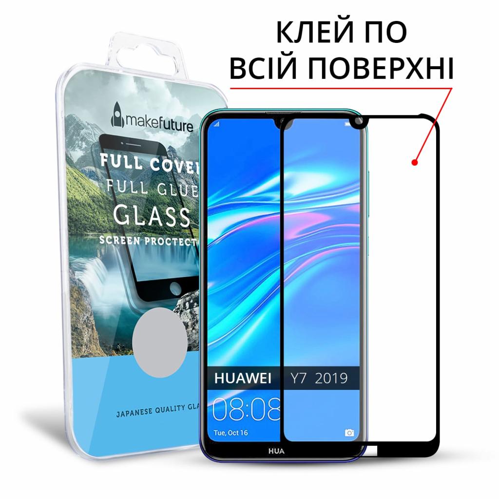 Стекло защитное MakeFuture для Huawei Y7 2019 Black Full Cover Full Glue (MGFCFG-HUY719) - 1 Стекло защитное MakeFuture для Huawei Y7 2019 Black Full Cover Full Glue (MGFCFG-HUY719) - 1