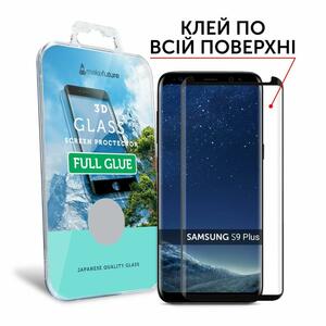 Стекло защитное MakeFuture для Samsung S9 Plus 3D Black Full Glue (MG3DFG-SS9P)