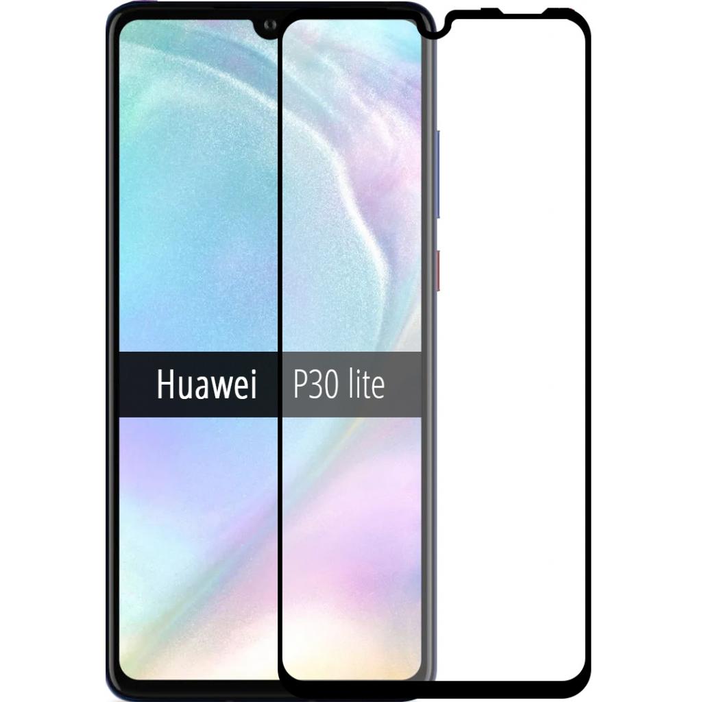 Стекло защитное MakeFuture для Huawei P30 Lite Black Full Cover Full Glue (MGF-HUP30L) - 1