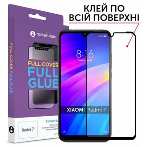 Стекло защитное MakeFuture Xiaomi Redmi 7 Full Cover Full Glue (MGF-XR7)