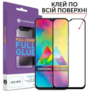 Стекло защитное MakeFuture для Samsung A10 (A105) Black Full Cover Full Glue (MGF-SA105)