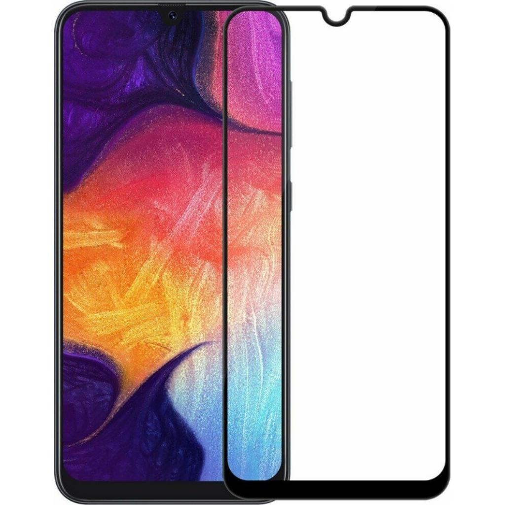 Стекло защитное MakeFuture для Samsung A30/A50/M30 Black Full Cover Full Glue (MGF-SA30)