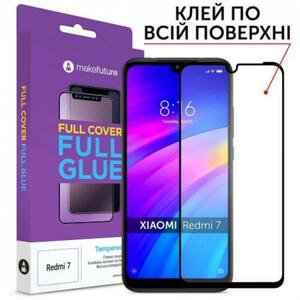 Стекло защитное MakeFuture Xiaomi Redmi 7A Full Cover Full Glue (MGF-XR7A)