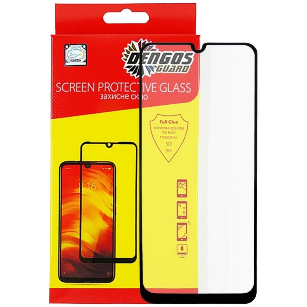 Стекло защитное Dengos Full Glue Samsung Galaxy А20 (А205) (black) (TGFG-65) - 1