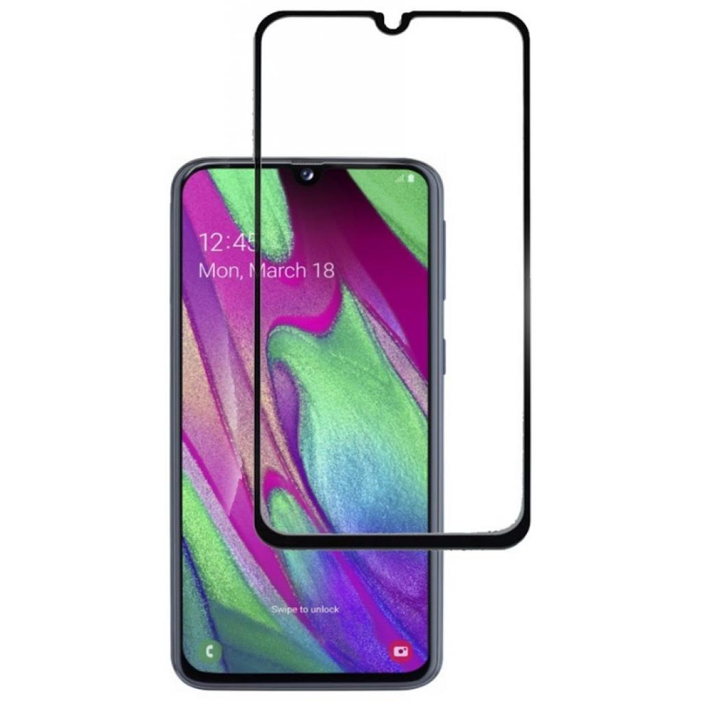 Стекло защитное Drobak Full Glue для Samsung Galaxy A40 (Black) (441612) - 2