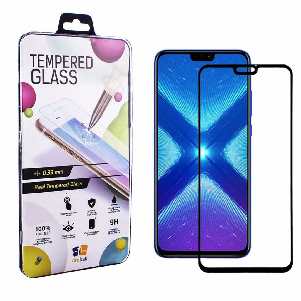 Стекло защитное Drobak для Honor 8X (Black) (440911)