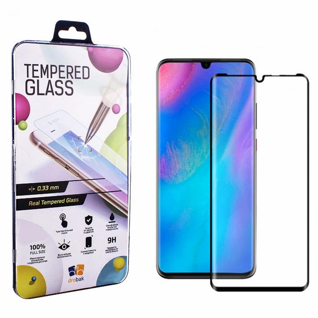 Стекло защитное Drobak для Huawei P30 Pro (Black) (448425)