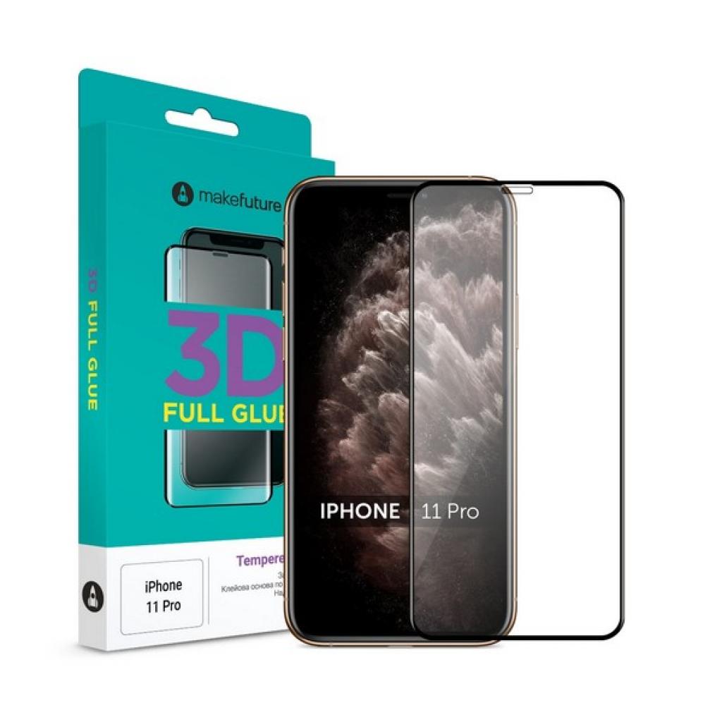 Стекло защитное MakeFuture 3D Apple iPhone 11 Pro (MG3D-AI11P)