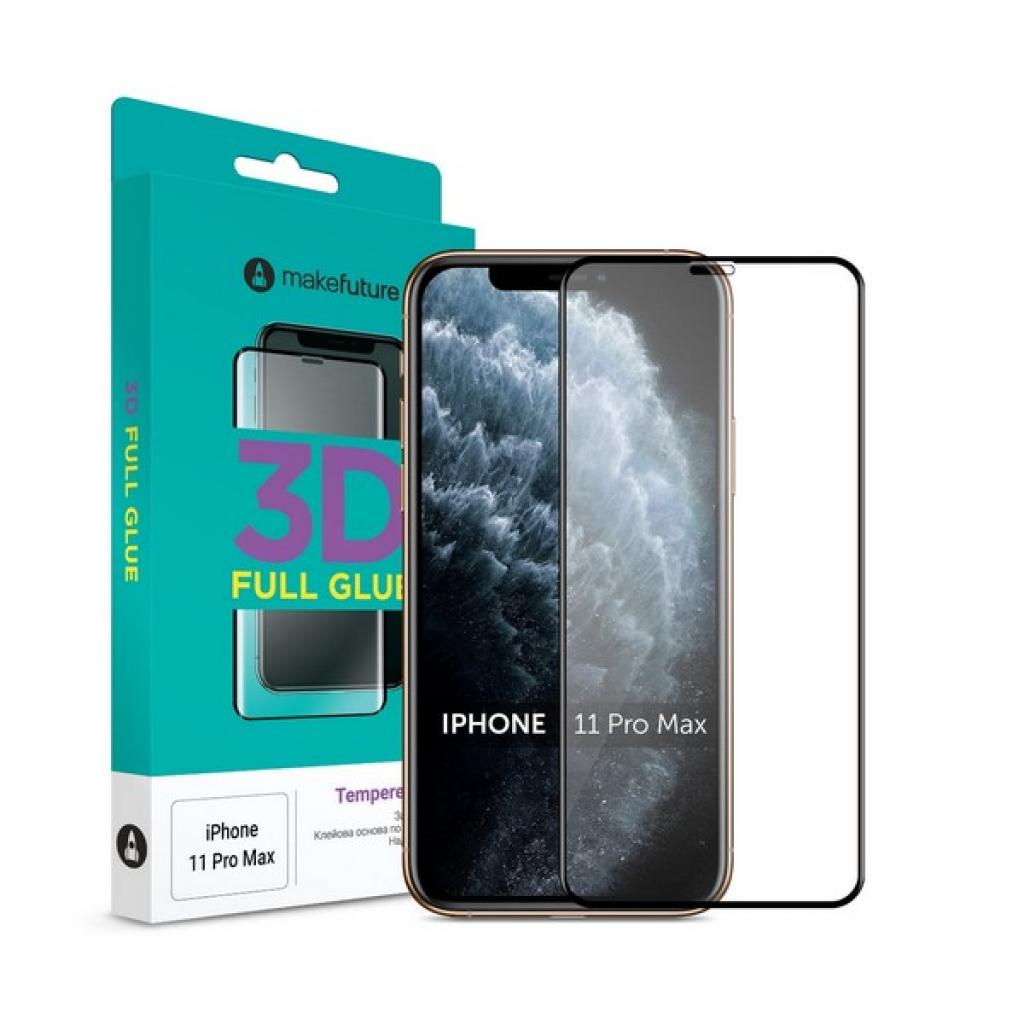 Стекло защитное MakeFuture 3D Apple iPhone 11 Pro Max (MG3D-AI11PM)