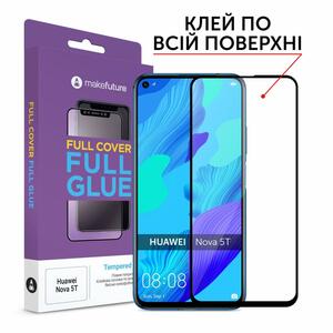 Стекло защитное MakeFuture Huawei Nova 5T Full Cover Full Glue (MGF-HUN5T)