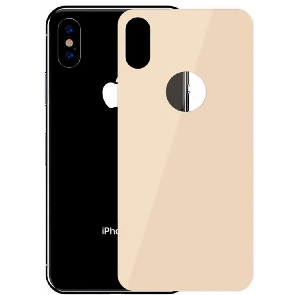 Стекло защитное Baseus iPhone XS 0.3mm Full rear protector, Gold (SGAPIPH58-BM0V)