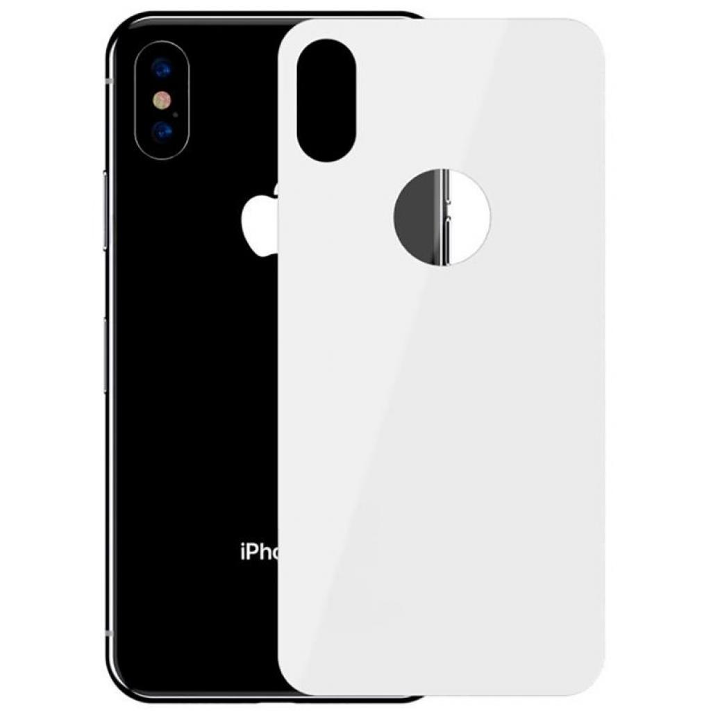 Стекло защитное Baseus iPhone XS 0.3mm Full rear protector, White (SGAPIPH58-BM02)