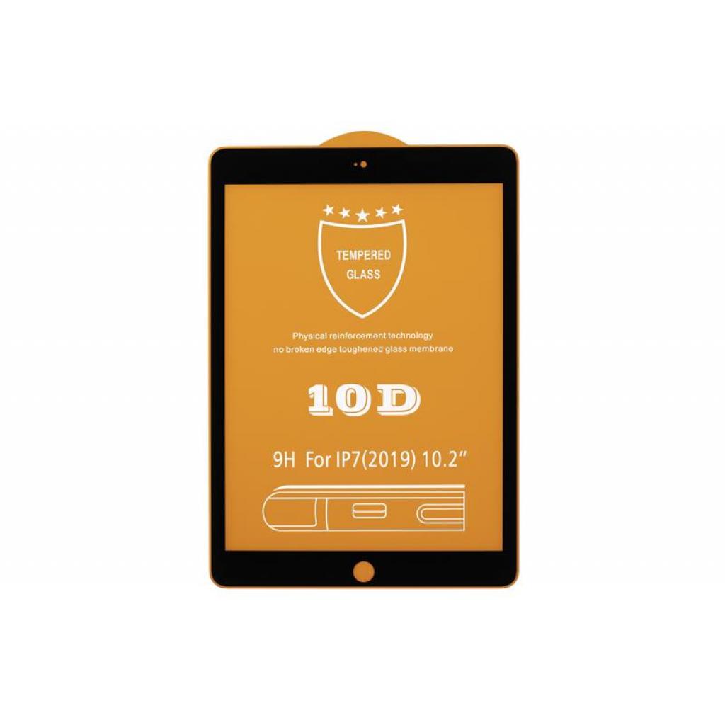 Стекло защитное 2E для Apple iPad 10.2 2019, 2.5D FCFG, black border (2E-IPD-10.2-LTFCFG-BB)