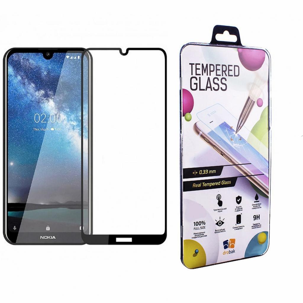 Стекло защитное Drobak Nokia 2.2 (Black) (449311)