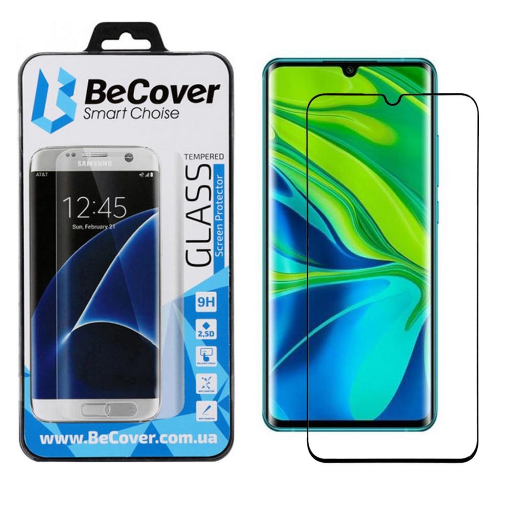 Стекло защитное BeCover 3D Curved Edge для Xiaomi Mi Note 10 / CC9 Pro Black (704610)