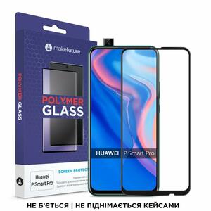 Стекло защитное MakeFuture Huawei P Smart Pro Polymer Glass (MGP-HUPSP)