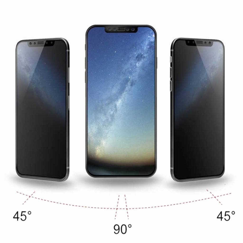 Стекло защитное BeCover Anti-spying Samsung Galaxy M30 SM-M305/A40s SM-A3050 Black (703920) - 2