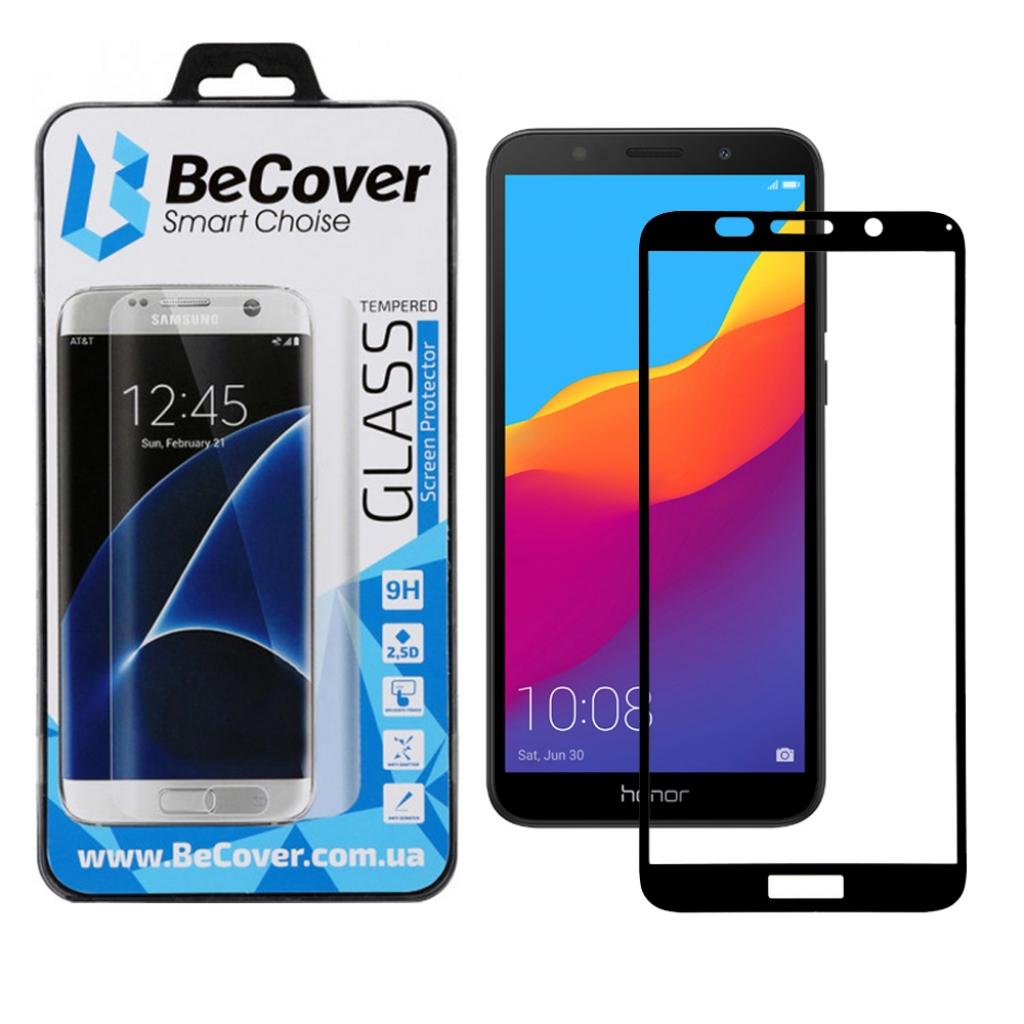 Стекло защитное BeCover Honor 7A Black (702448)