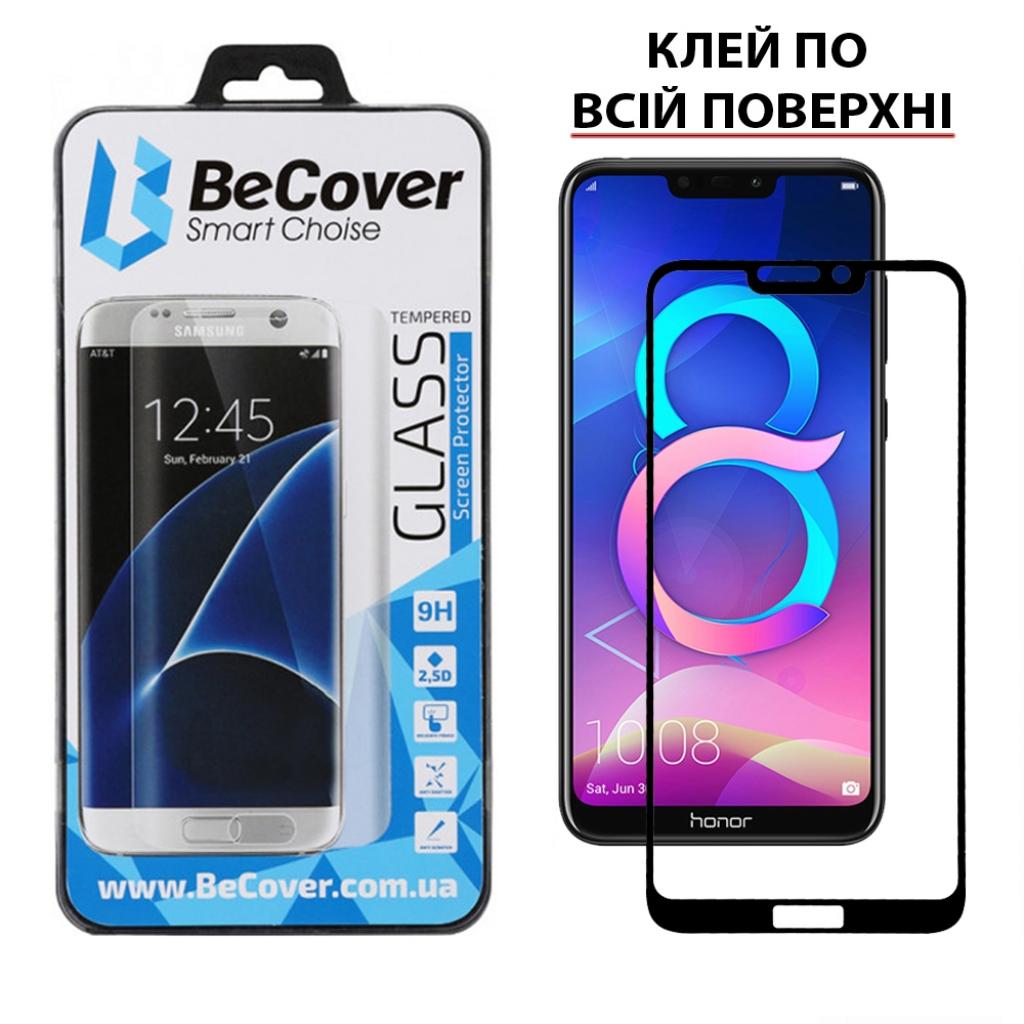 Стекло защитное BeCover Honor 8c Black (703671)