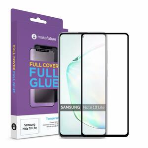Стекло защитное MakeFuture Samsung Note 10 Lite Full Cover Full Glue (MGF-SN10L)