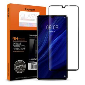 Стекло защитное Spigen HUAWEI P30 FC HD Black (1Pack) (L38GL26018)