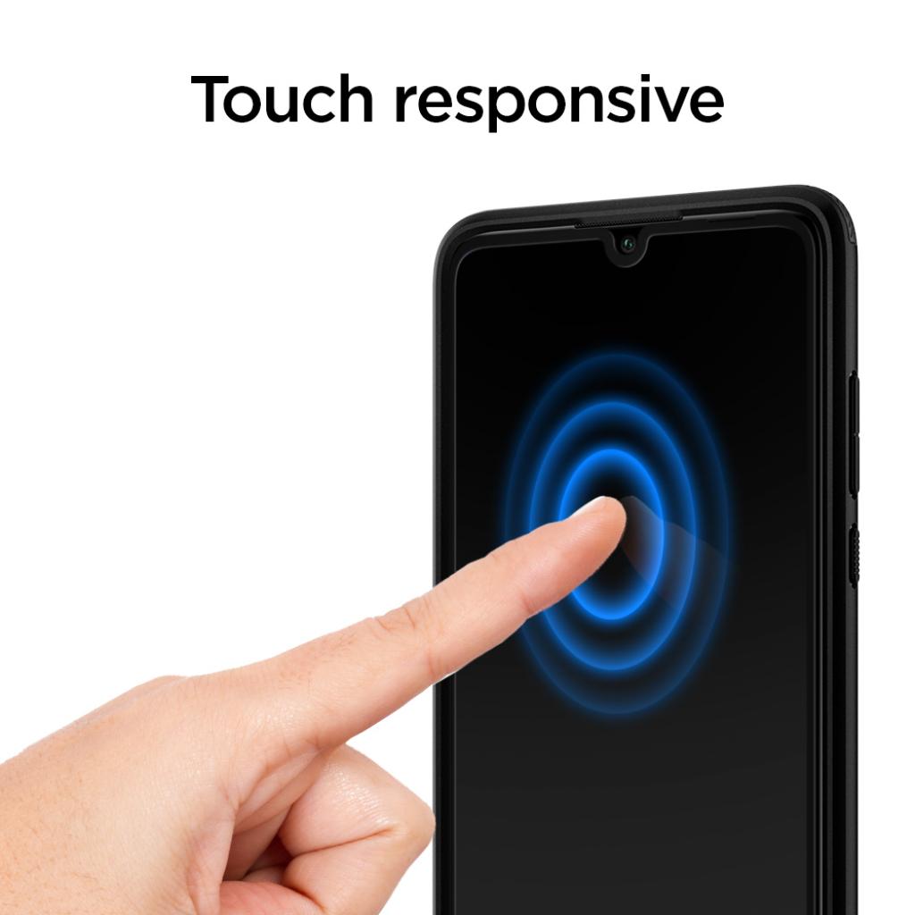 Стекло защитное Spigen HUAWEI P30 lite FC HD Black (1Pack) (L39GL26019) - 3