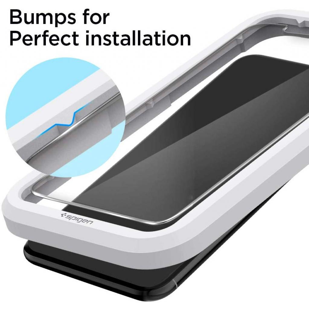 Стекло защитное Spigen iPhone 11 Pro Max/XS Max AlignMaster Glas tR, 2 pack (AGL00093) - 3