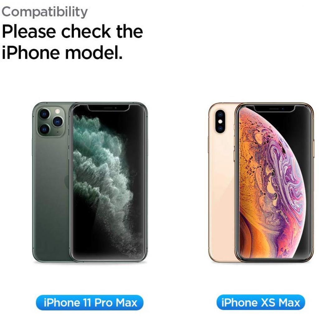Стекло защитное Spigen iPhone 11 Pro Max/XS Max AlignMaster Glas tR, 2 pack (AGL00093) - 7