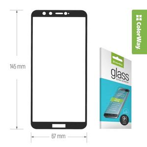 Стекло защитное ColorWay 9H FC glue ColorWay Huawei Honor 9 Lite black (CW-GSFGH9L-BK)