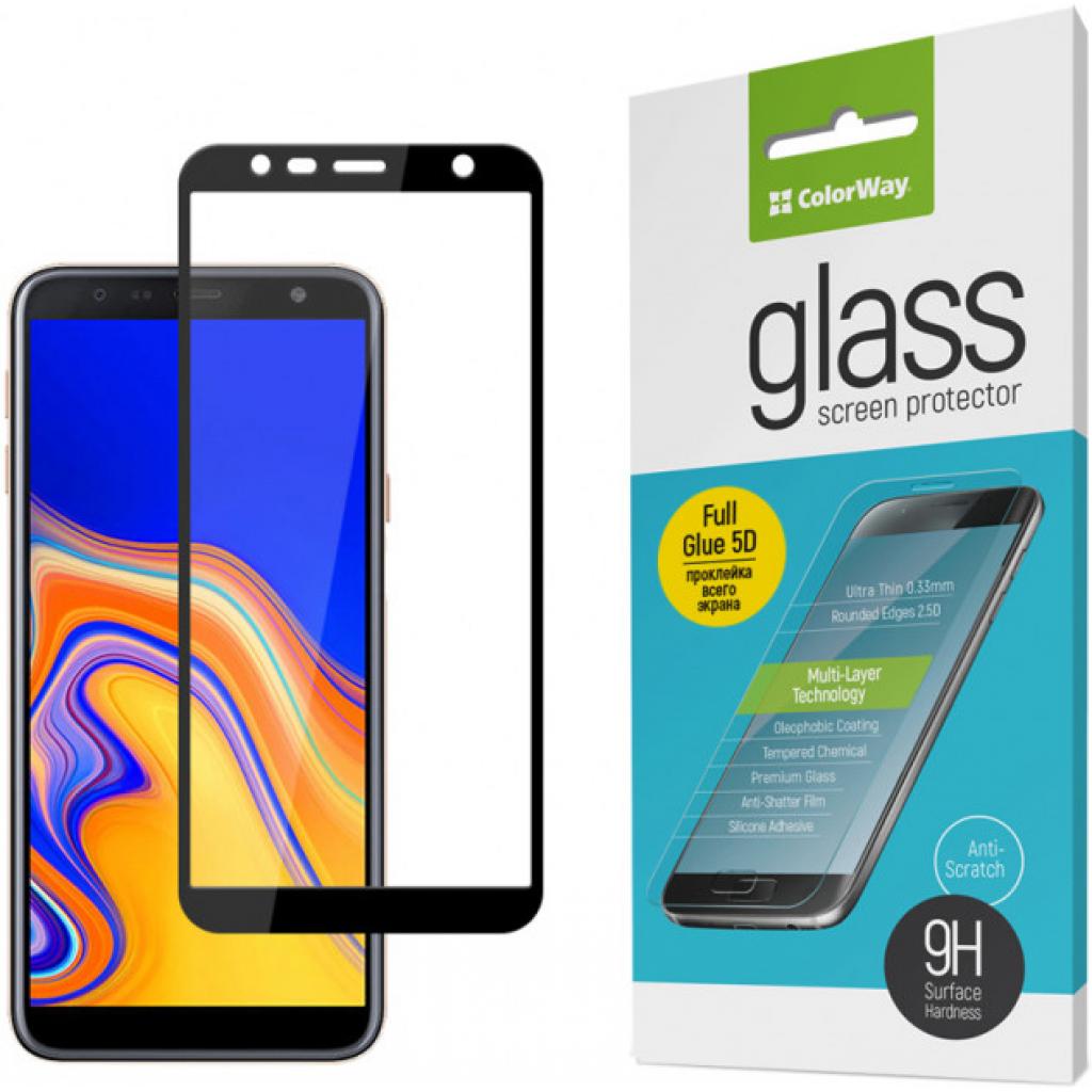 Стекло защитное ColorWay 9H FC glue ColorWay Samsung Galaxy J4 plus/ J6 plus black (CW-GSFGSGJ610F-BK)