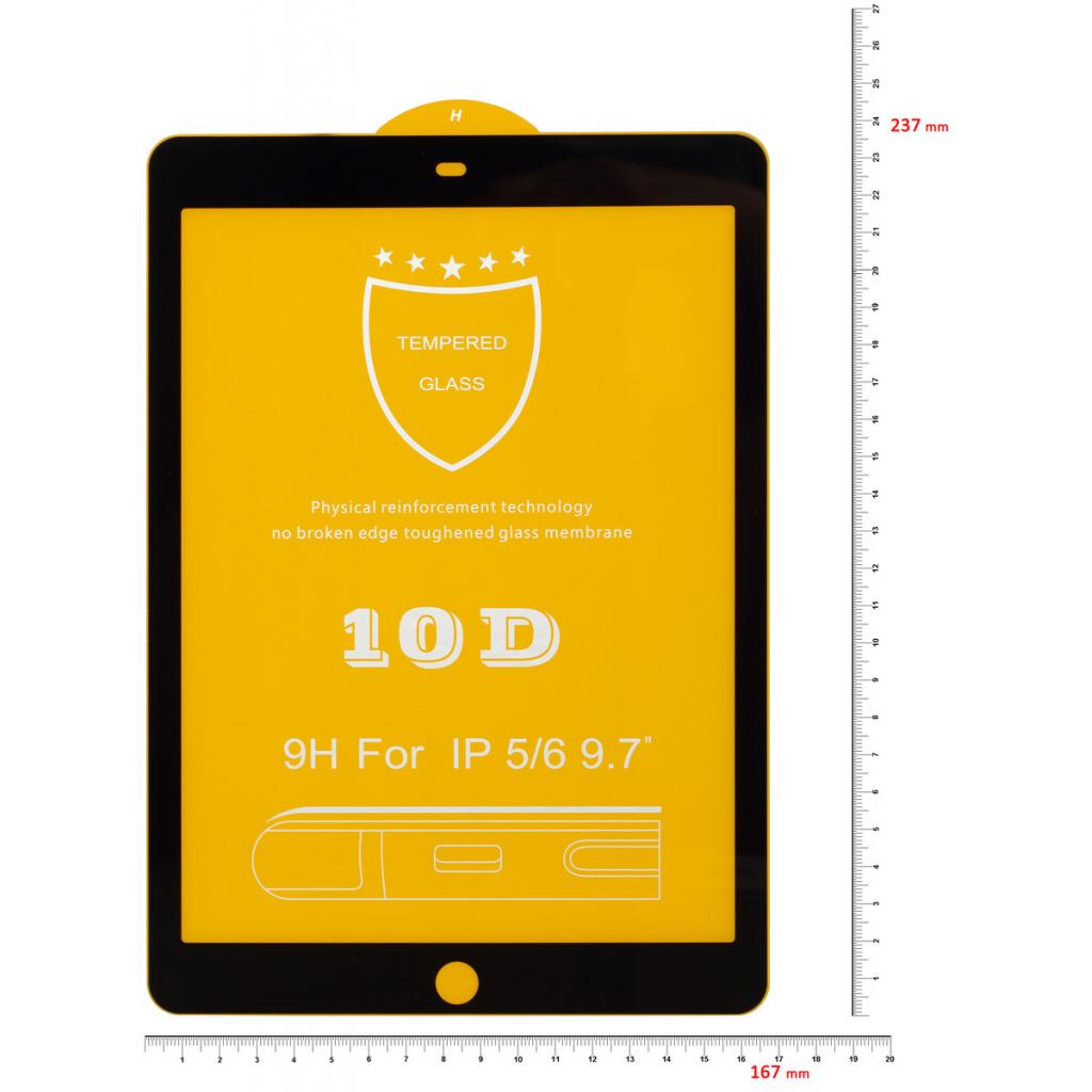 Стекло защитное BeCover Apple iPad 9,7 2018 Black (703737) - 1