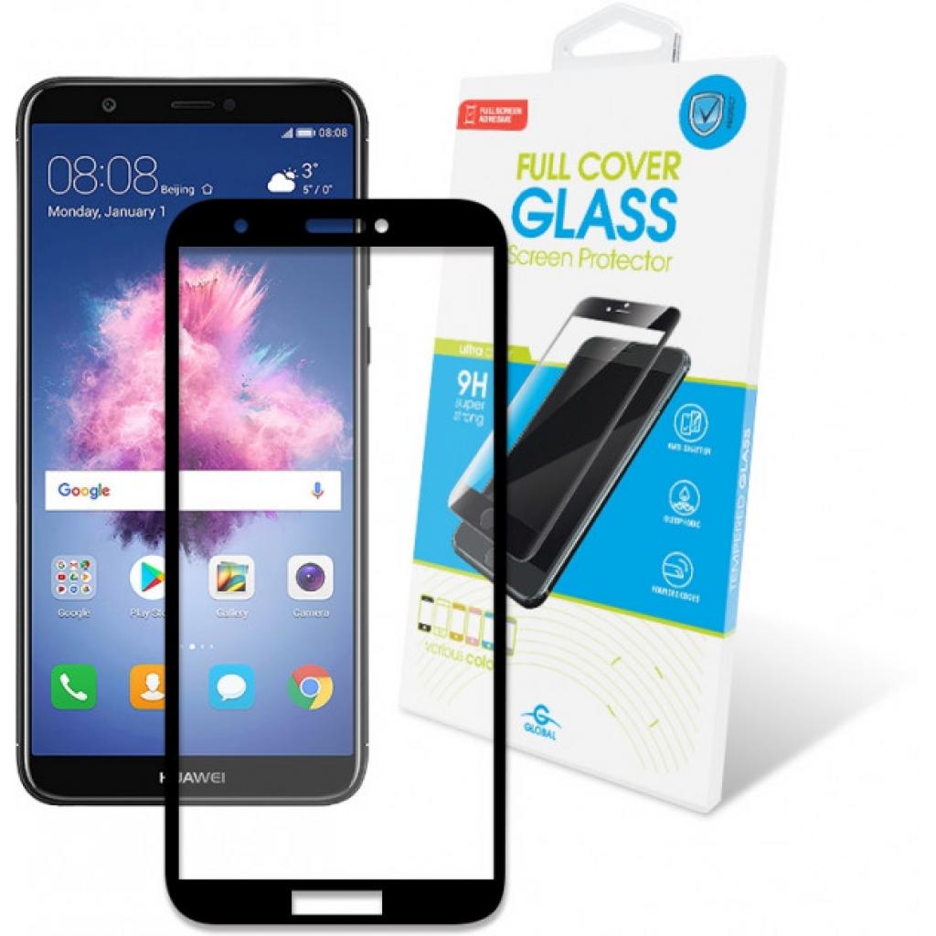 Стекло защитное Global для Huawei P Smart (черное) (1283126490347)