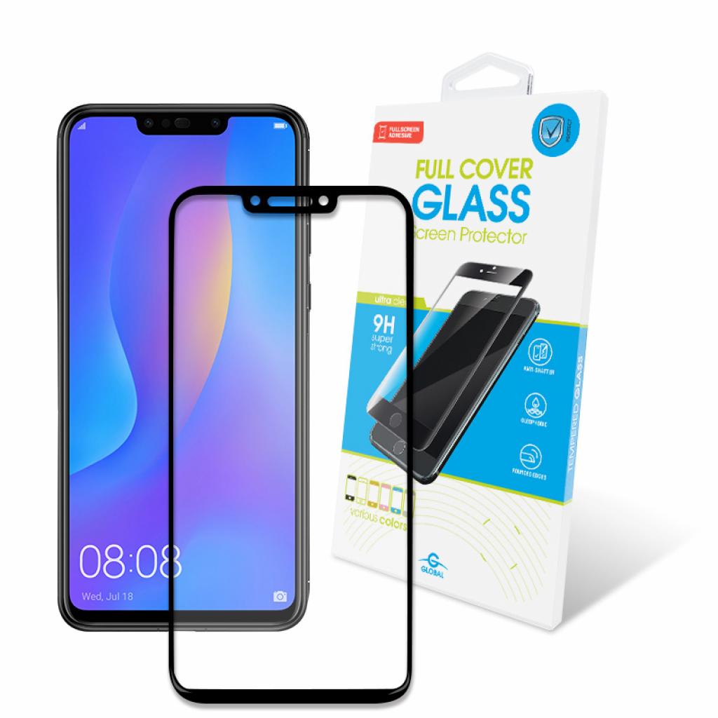 Стекло защитное Global для Huawei P Smart Plus (черное) (1283126488009)