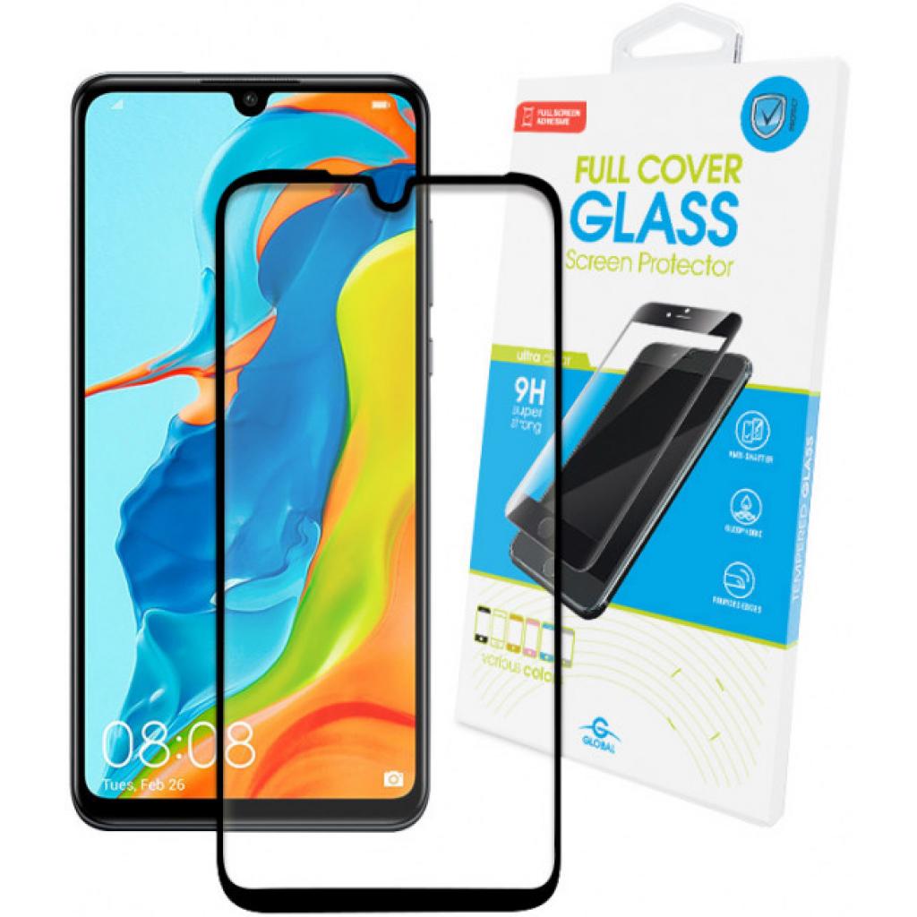 Стекло защитное Global для Huawei P30 Lite (черное) (1283126492891)