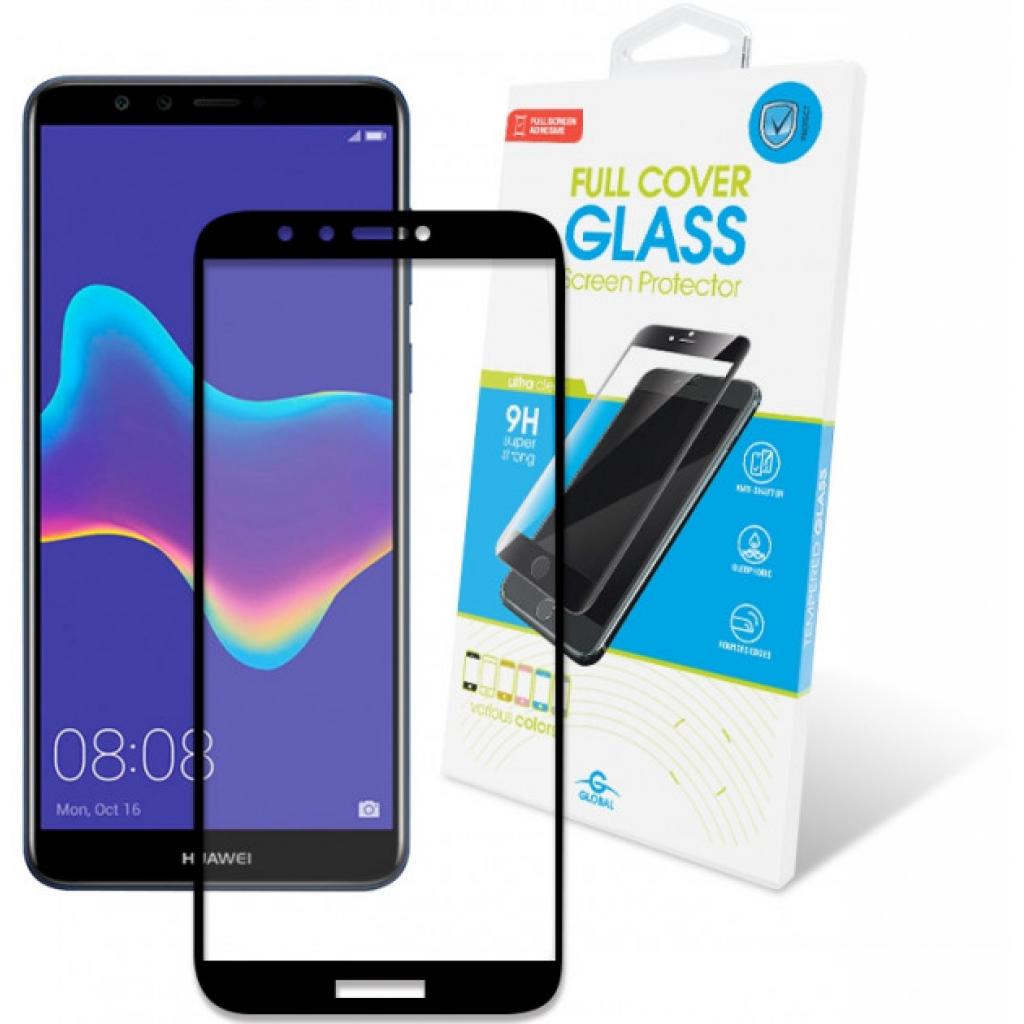 Стекло защитное Global для Huawei Y9 (черное) (1283126489341)