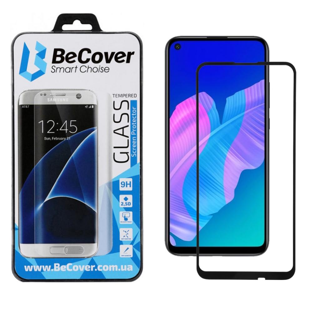 Стекло защитное BeCover Huawei P40 Lite E Black (704825)