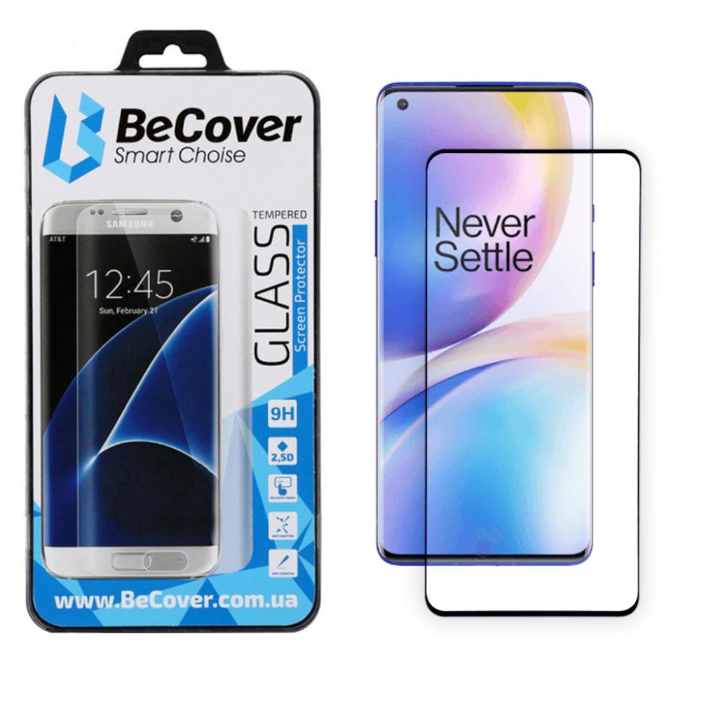 Стекло защитное BeCover 3D Curved Edge OnePlus 8 Pro Black (704827)