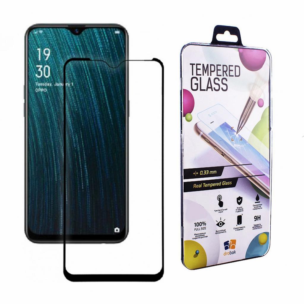 Стекло защитное Drobak OPPO A5s (Black) (454535)